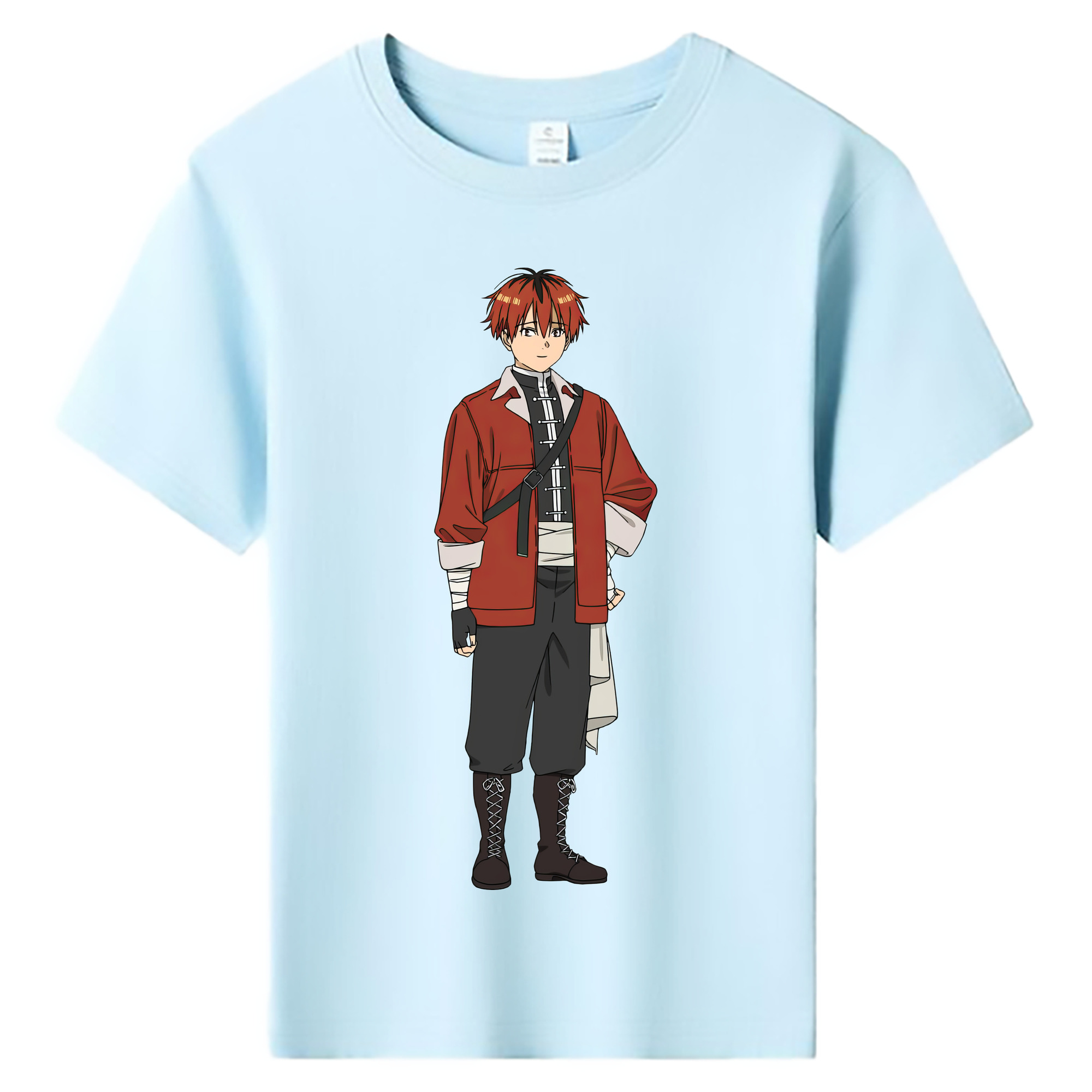 （画像用） 葬送のフリーレン Frieren 綿100％キッズTシャツ（フロントプリント）